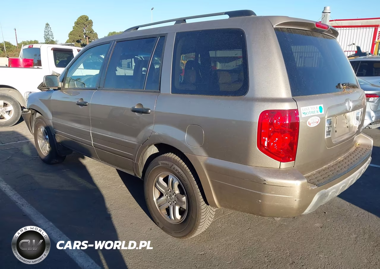 2005 Honda Pilot Ex-L VIN:2HKYF18515H573846 - 3
