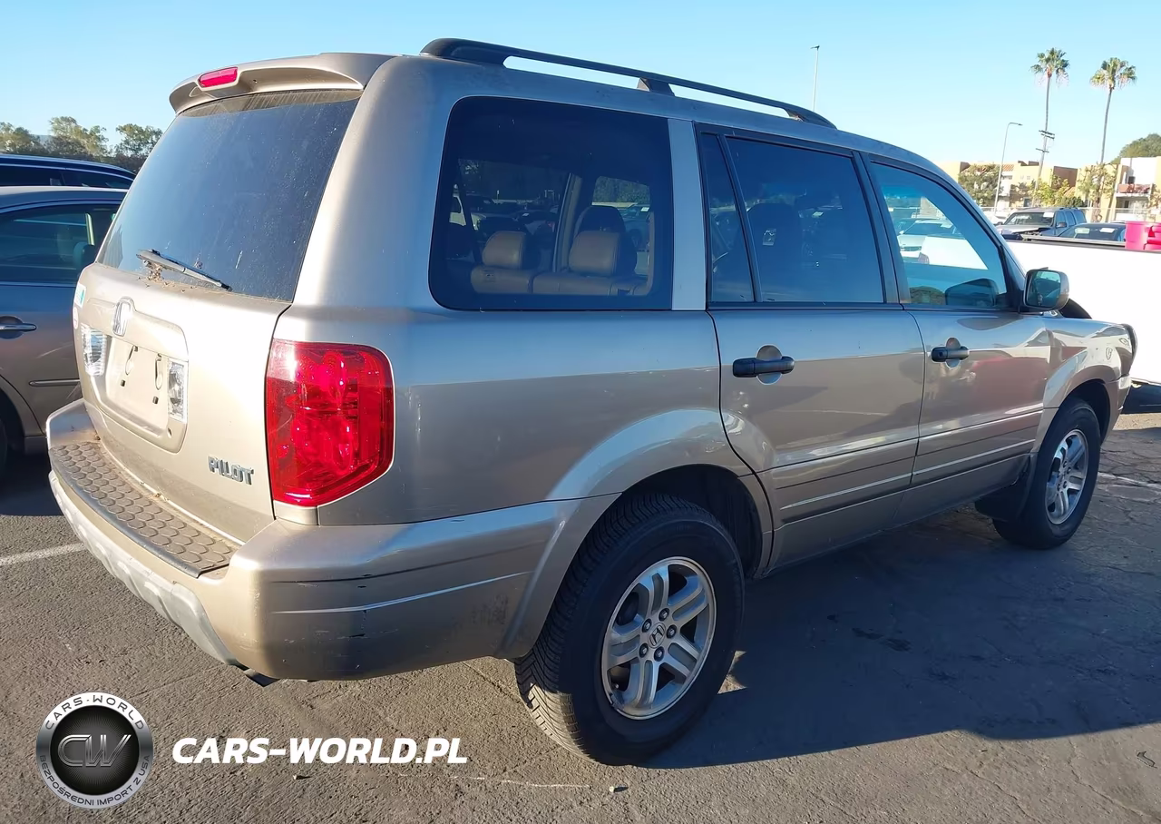 2005 Honda Pilot Ex-L VIN:2HKYF18515H573846 - 4