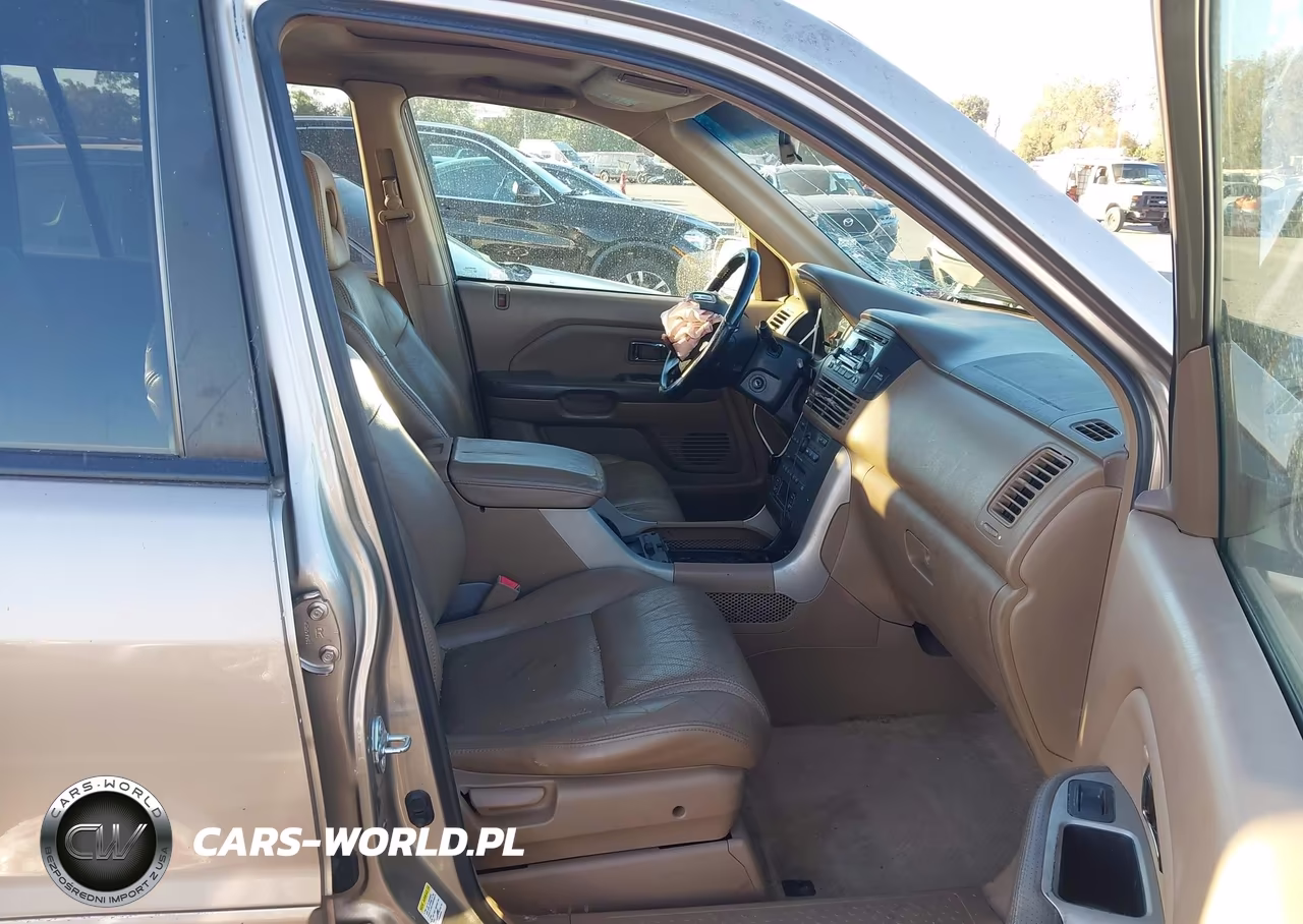 2005 Honda Pilot Ex-L VIN:2HKYF18515H573846 - 5