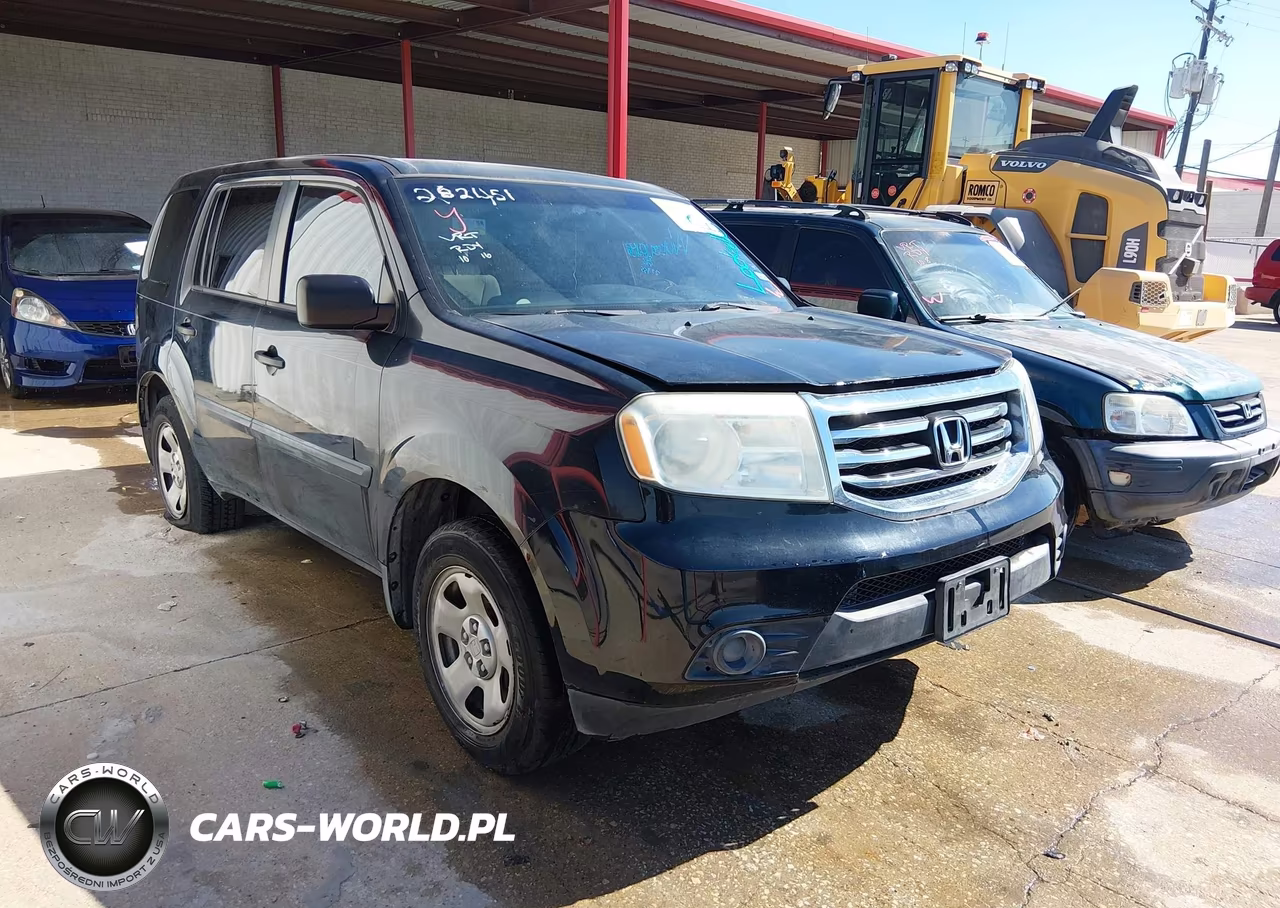 2013 Honda Pilot Lx VIN:5FNYF3H22DB003370 - 1