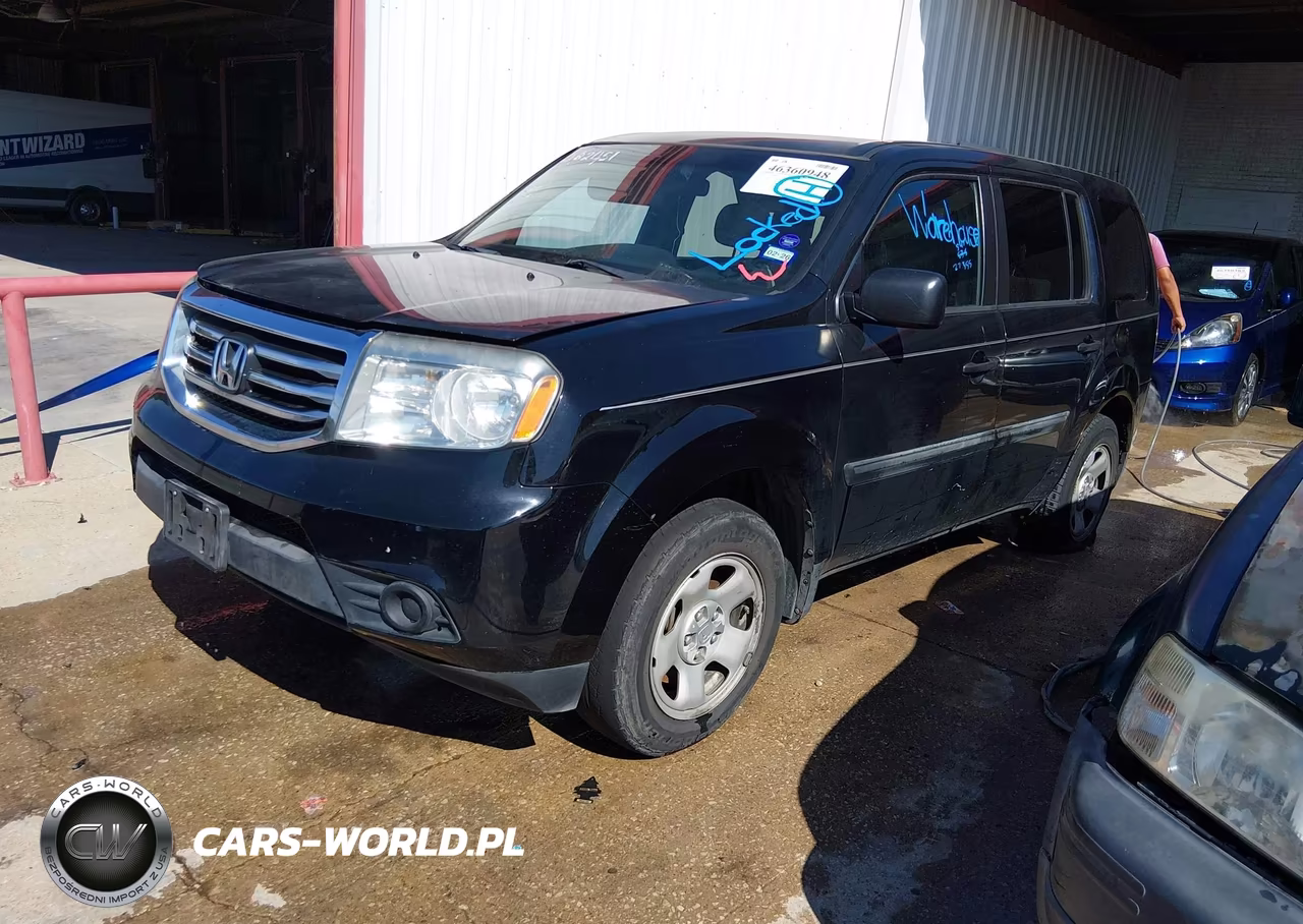 2013 Honda Pilot Lx VIN:5FNYF3H22DB003370 - 2