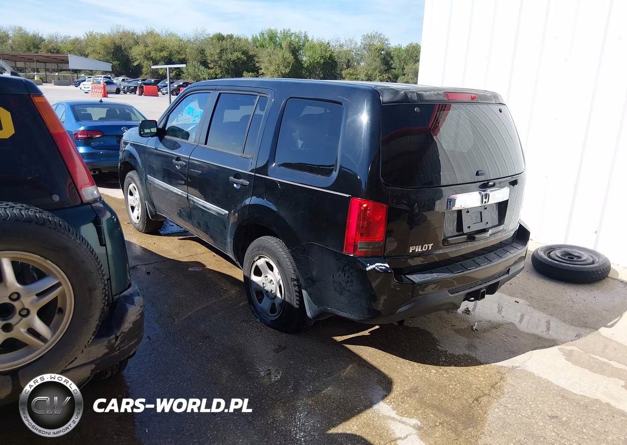 2013 Honda Pilot Lx VIN:5FNYF3H22DB003370 - 3