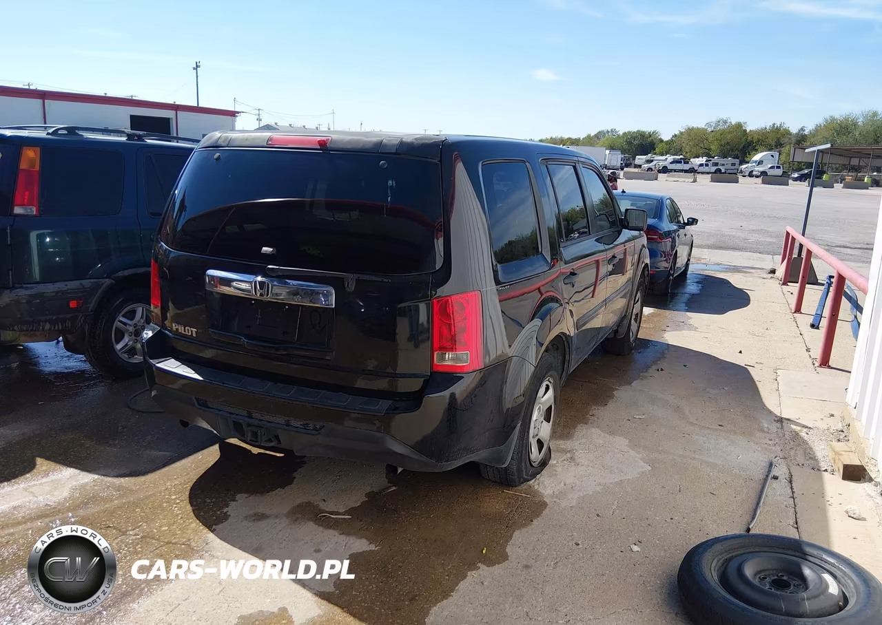 2013 Honda Pilot Lx VIN:5FNYF3H22DB003370 - 4