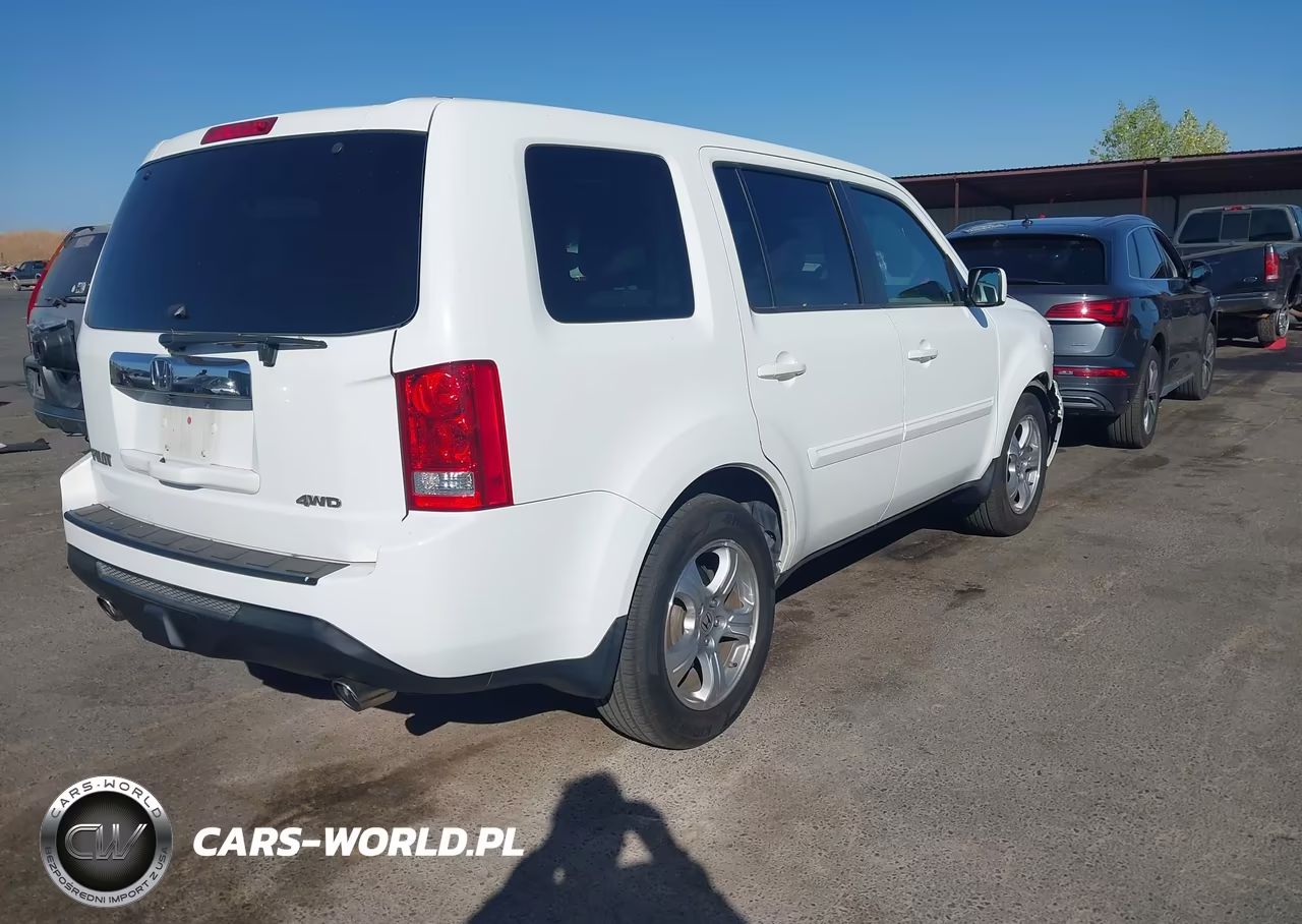 2013 Honda Pilot Ex-L VIN:5FNYF4H5XDB075966 - 4