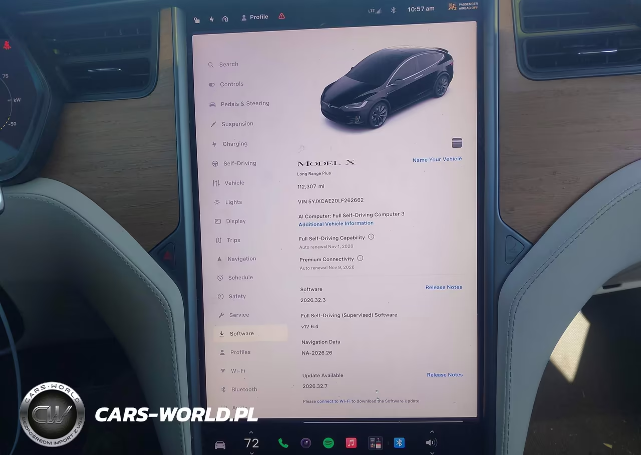 2020 Tesla Model X Long Range Dual Motor All-Wheel Drive-Long Range Plus Dual Motor All-Wheel Drive VIN:5YJXCAE20LF262662 - 7