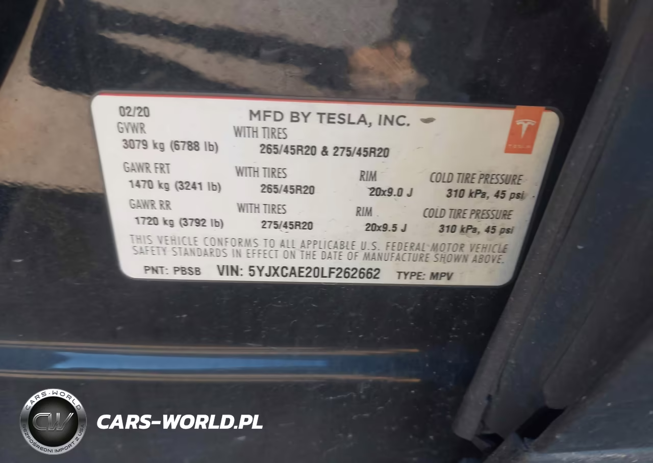 2020 Tesla Model X Long Range Dual Motor All-Wheel Drive-Long Range Plus Dual Motor All-Wheel Drive VIN:5YJXCAE20LF262662 - 9