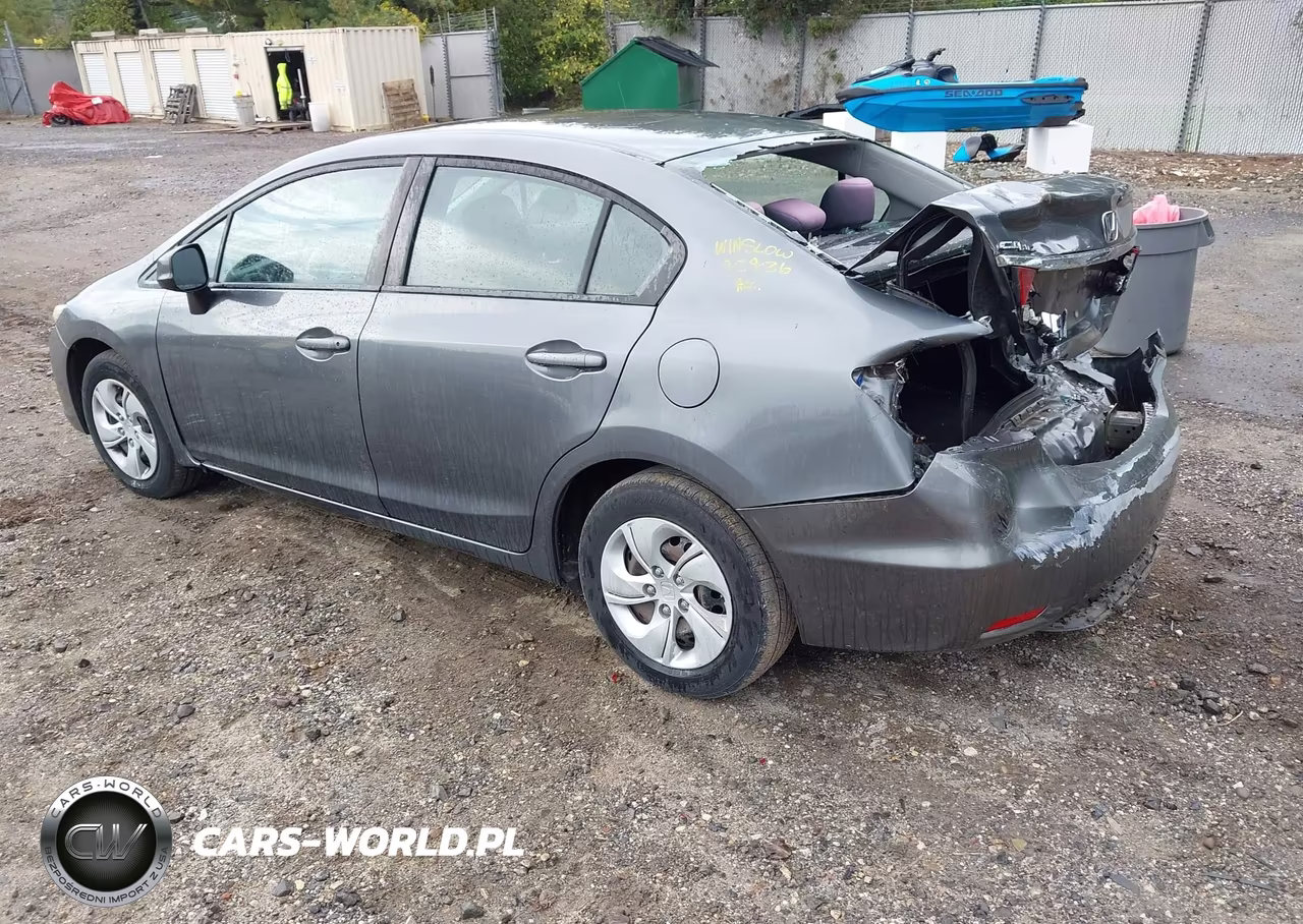 2013 Honda Civic Lx VIN:19XFB2F50DE217998 - 3