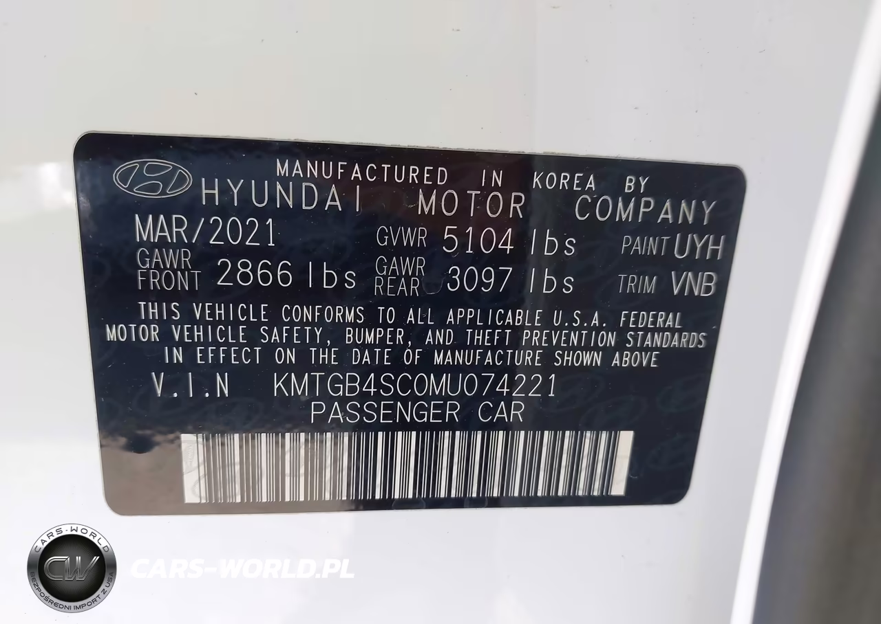 2021 Genesis G80 2.5T Rwd VIN:KMTGB4SC0MU074221 - 9