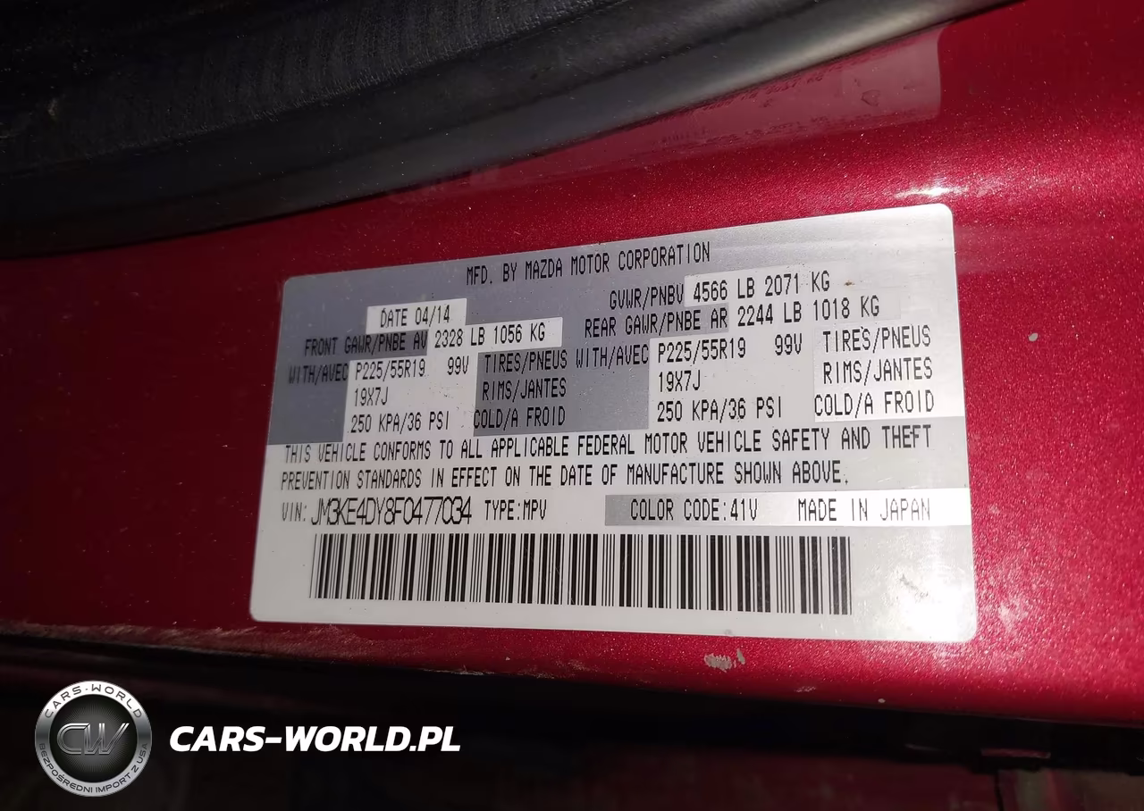 2015 Mazda Cx-5 Grand Touring VIN:JM3KE4DY8F0477034 - 9