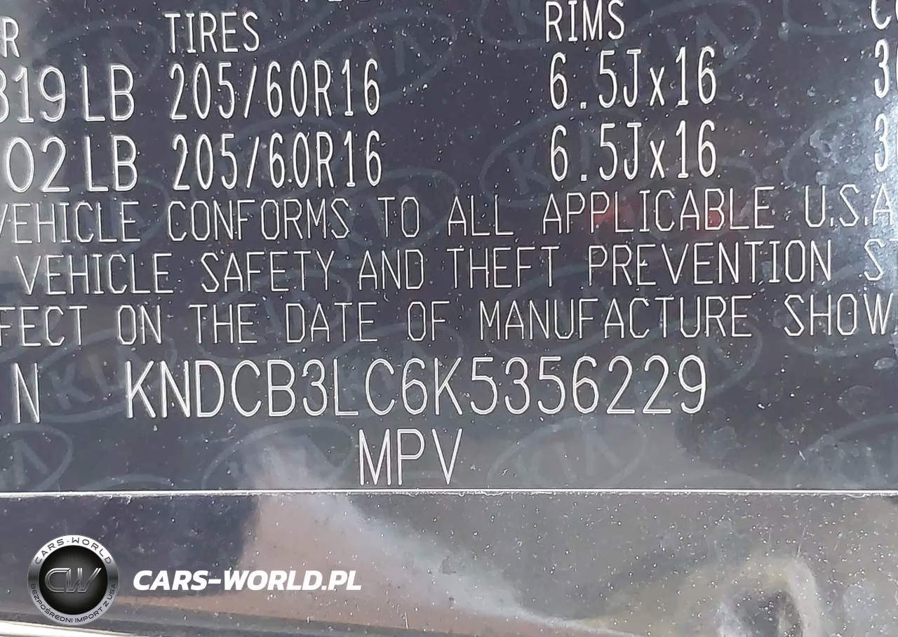 2019 Kia Niro Lx VIN:KNDCB3LC6K5356229 - 9