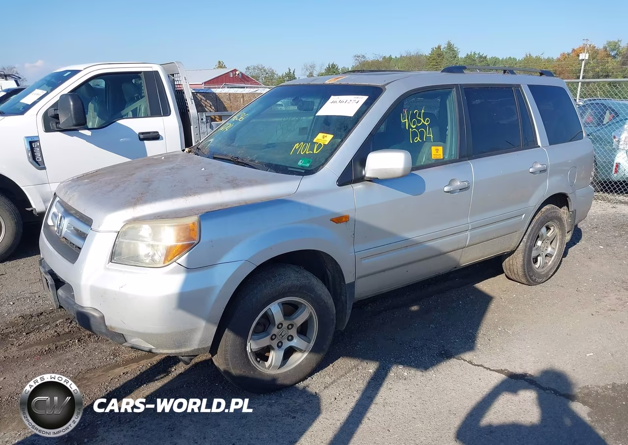 2007 Honda Pilot Ex-L VIN:5FNYF18527B016848 - 2