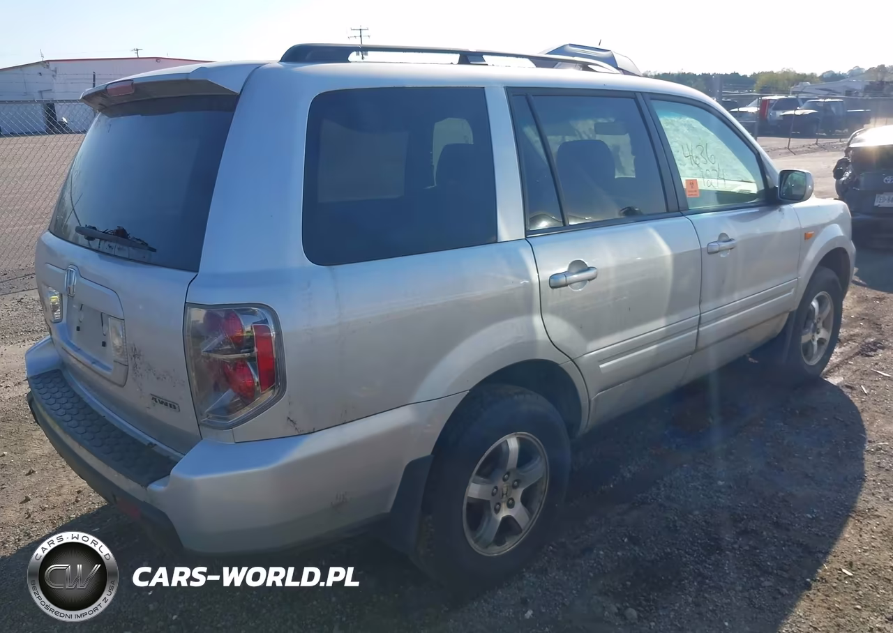2007 Honda Pilot Ex-L VIN:5FNYF18527B016848 - 4