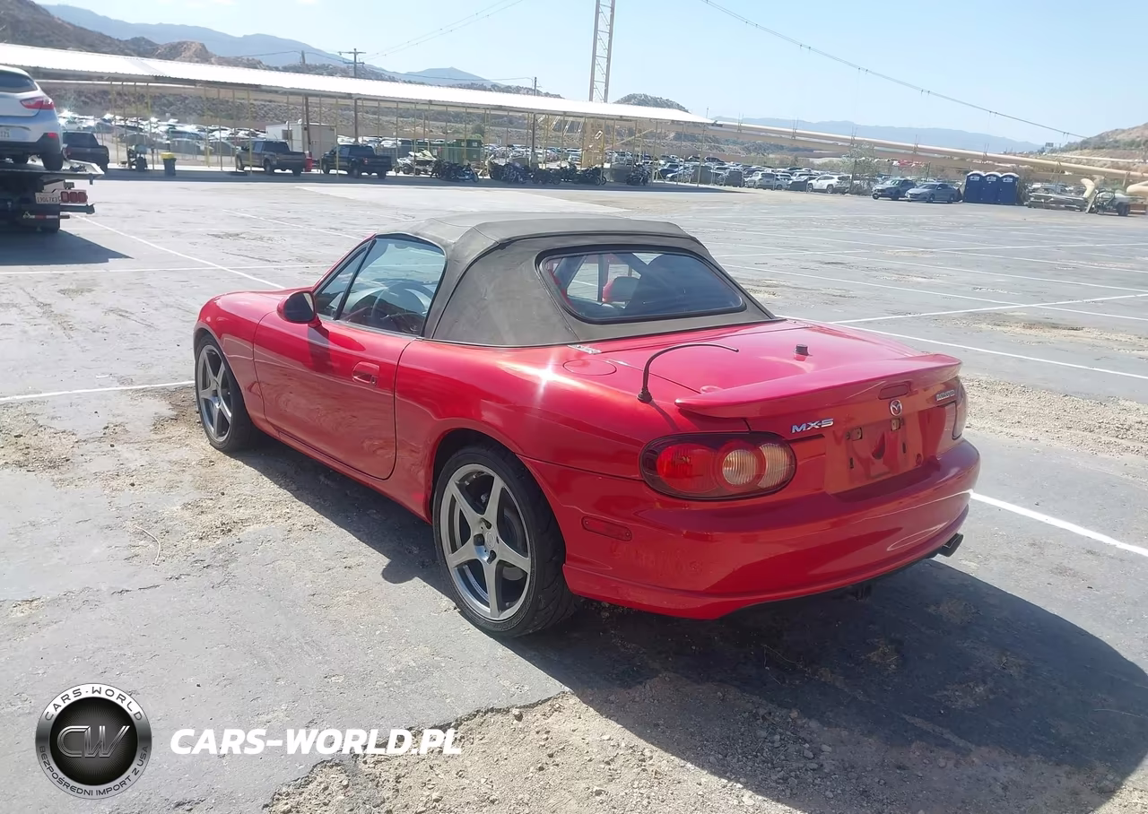 2004 Mazda Mazdaspeed Mx-5 Miata Cloth VIN:JM1NB354340407183 - 3