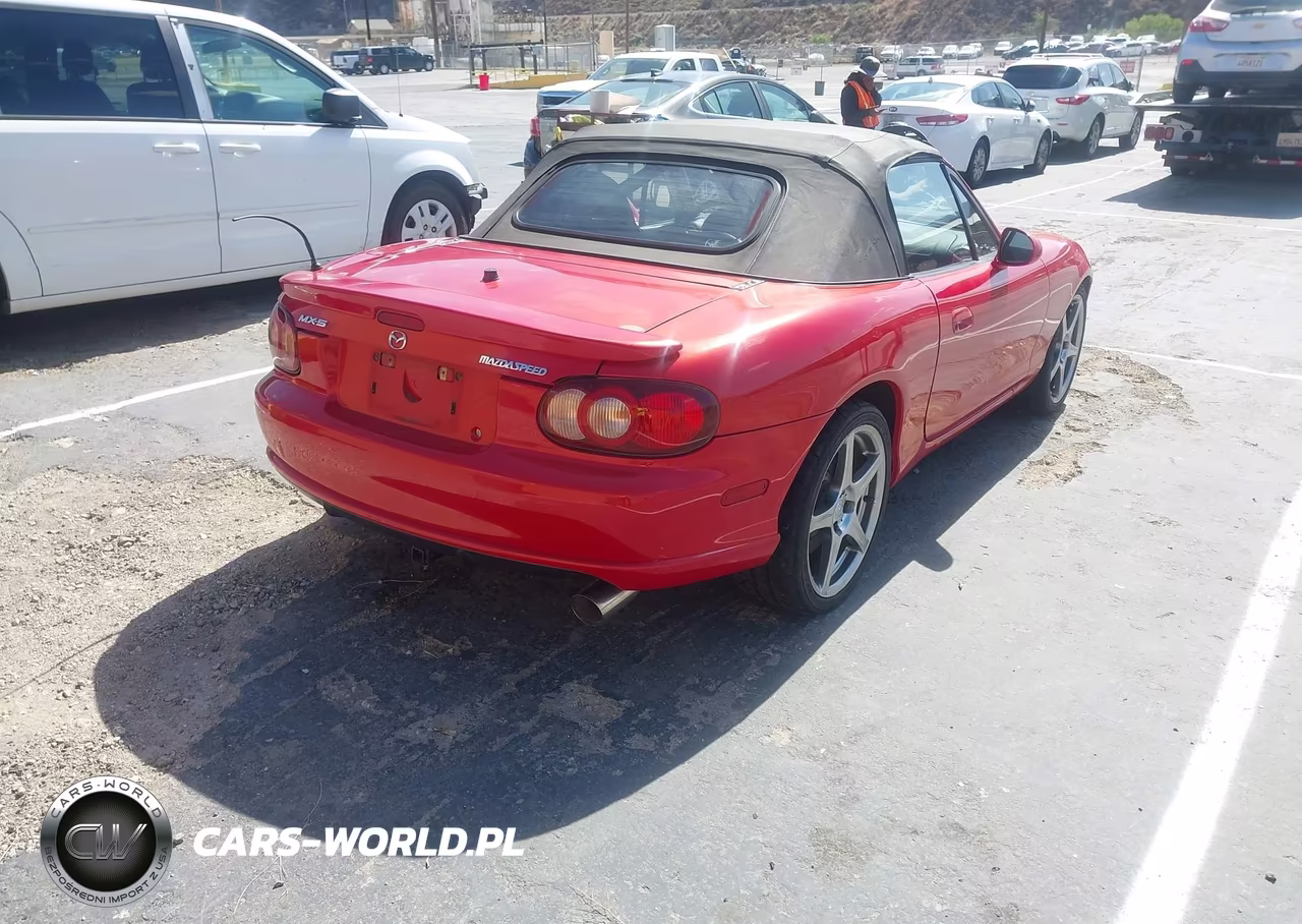 2004 Mazda Mazdaspeed Mx-5 Miata Cloth VIN:JM1NB354340407183 - 4