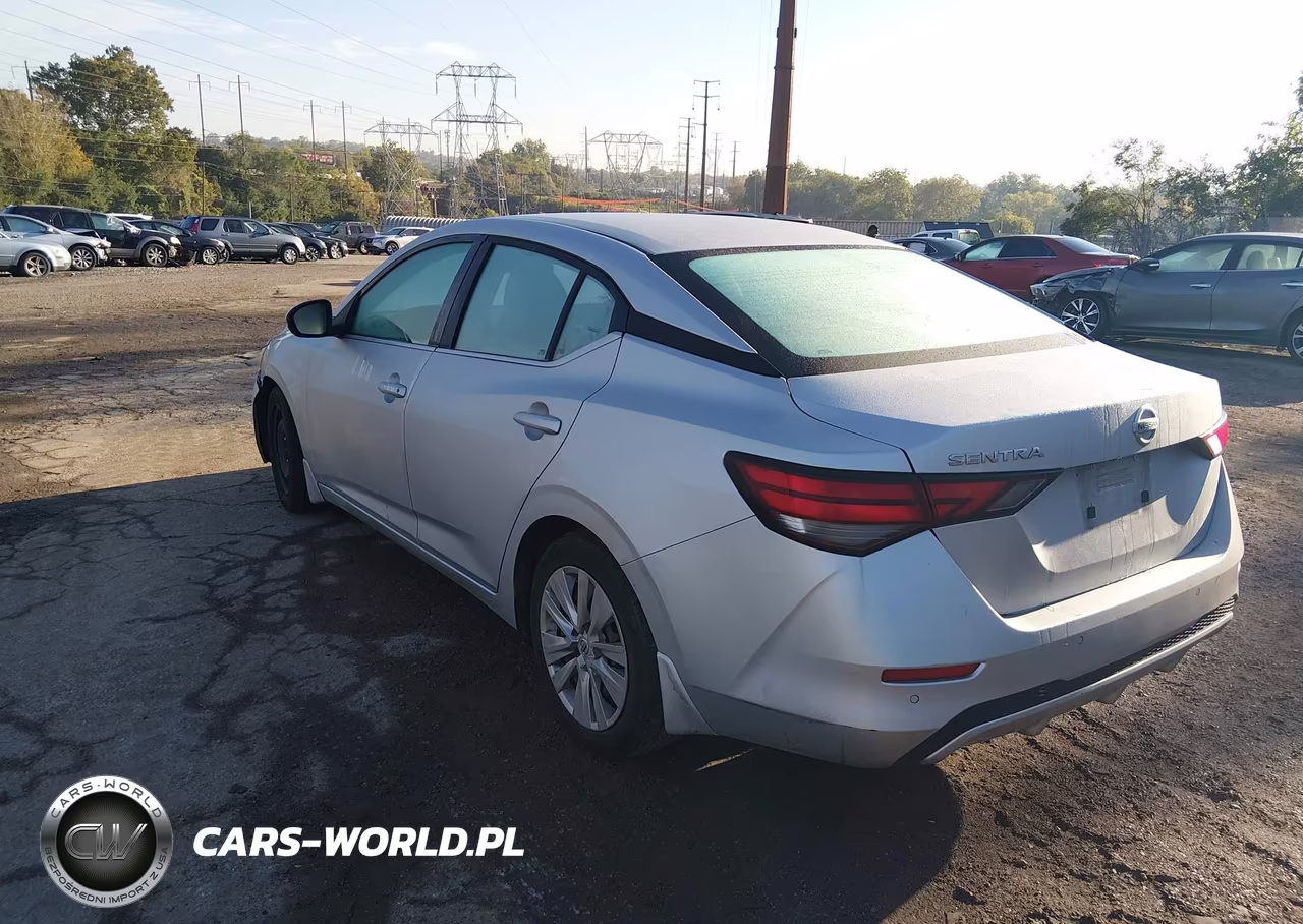 2020 Nissan Sentra S Xtronic Cvt VIN:3N1AB8BV7LY244702 - 3