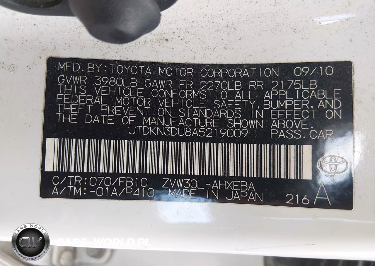 2010 Toyota Prius Ii VIN:JTDKN3DU8A5219009 - 9