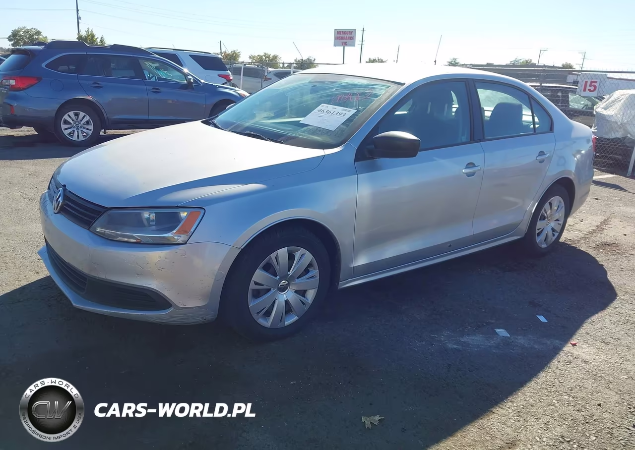 2012 Volkswagen Jetta 2.0L S VIN:3VW2K7AJ0CM323692 - 2
