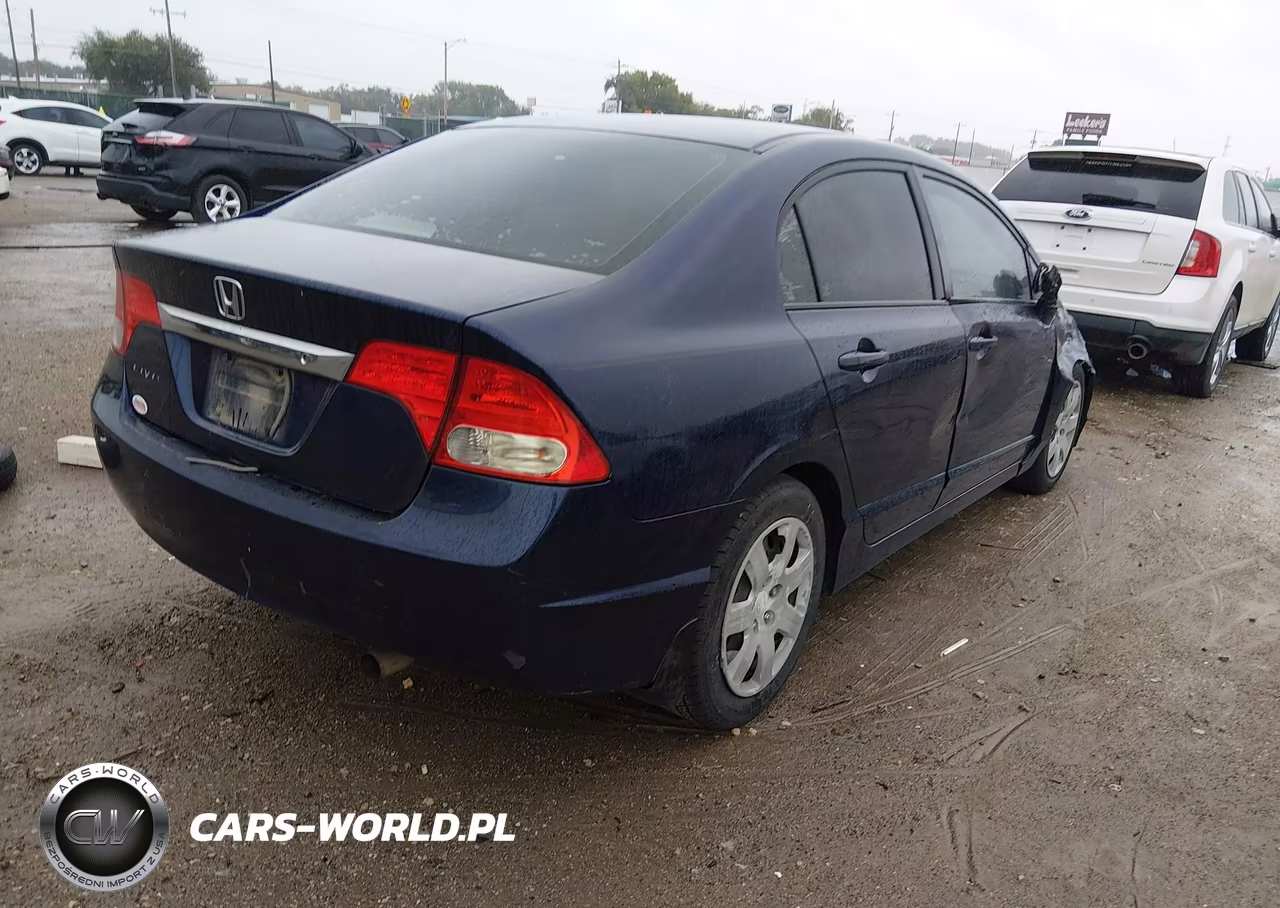 2009 Honda Civic Lx VIN:19XFA16599E001913 - 4