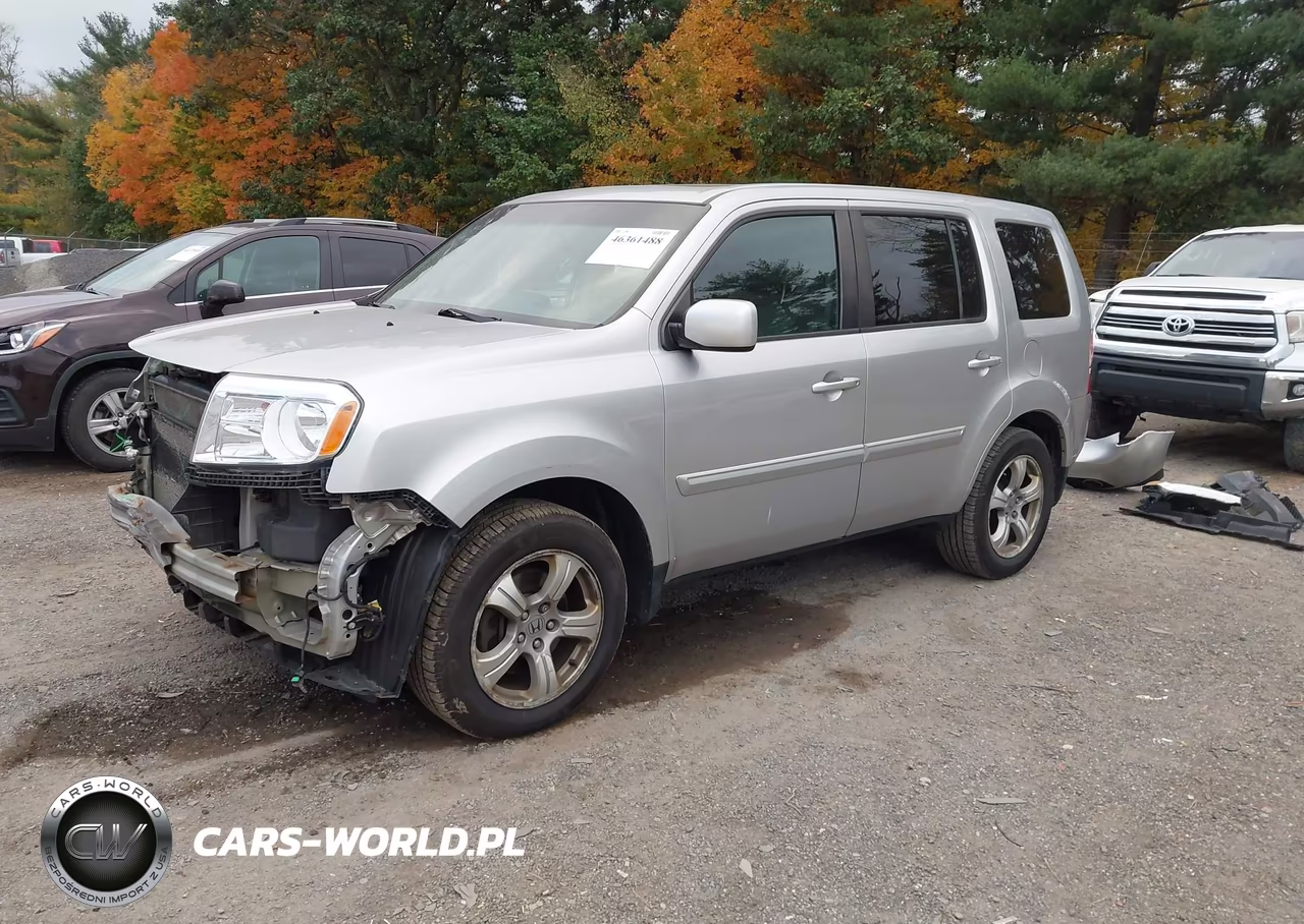 2013 Honda Pilot Ex-L VIN:5FNYF3H53DB010273 - 2