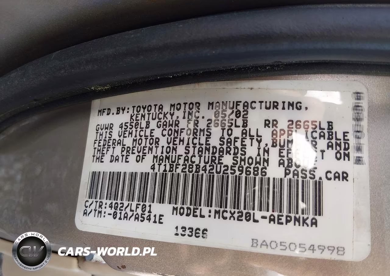 2002 Toyota Avalon Xl VIN:4T1BF28B42U259686 - 9