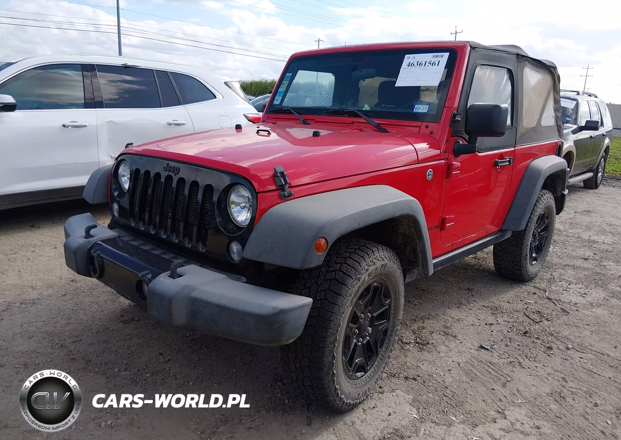 2017 Jeep Wrangler Willys Wheeler 4X4 VIN:1C4GJWAGXHL710172 - 2
