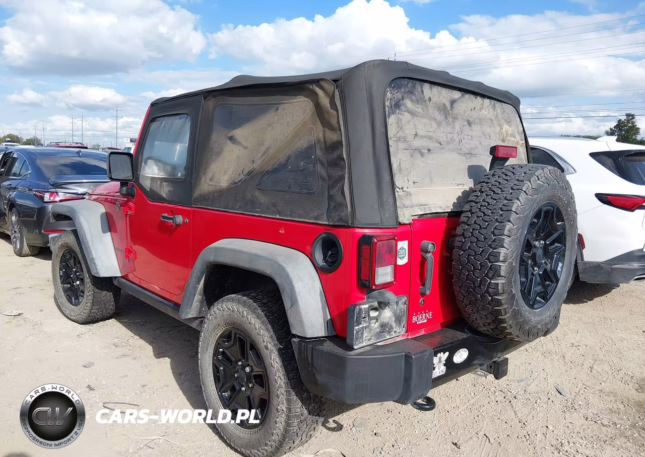 2017 Jeep Wrangler Willys Wheeler 4X4 VIN:1C4GJWAGXHL710172 - 3