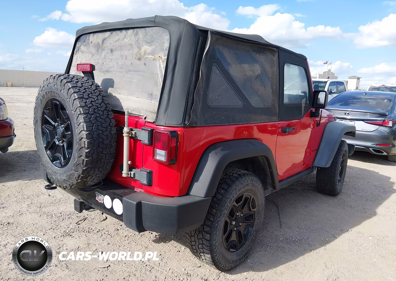 2017 Jeep Wrangler Willys Wheeler 4X4 VIN:1C4GJWAGXHL710172 - 4