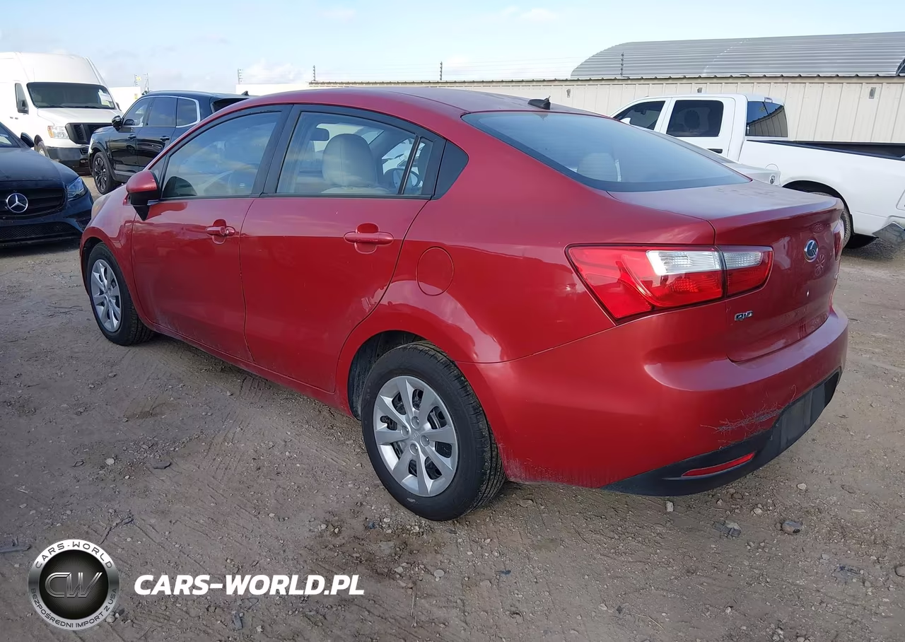 2013 Kia Rio Lx VIN:KNADM4A31D6265550 - 3