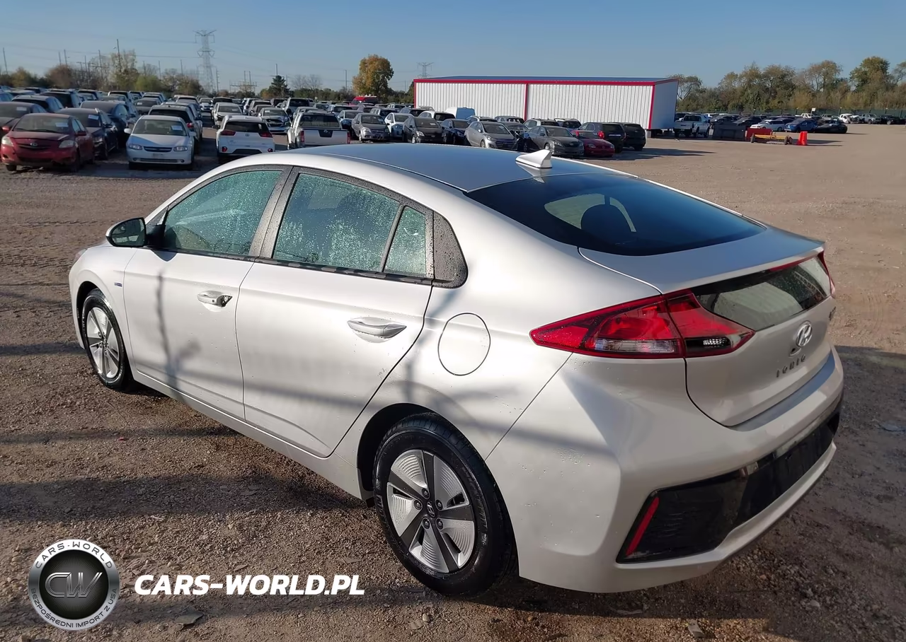 2019 Hyundai Ioniq Hybrid Blue VIN:KMHC65LC8KU158592 - 3