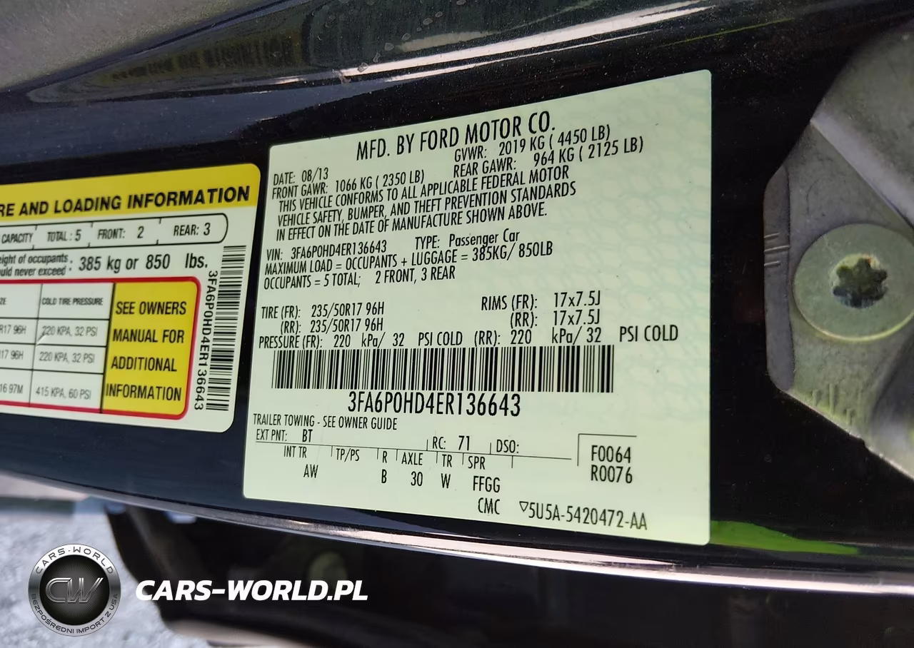 2014 Ford Fusion Se VIN:3FA6P0HD4ER136643 - 9