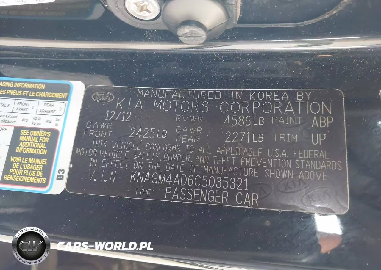 2012 Kia Optima Hybrid Ex VIN:KNAGM4AD6C5035321 - 9