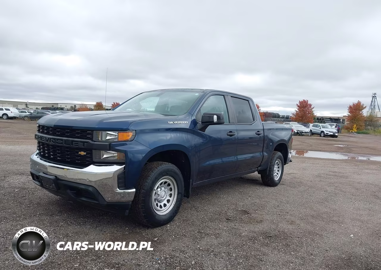 2021 Chevrolet Silverado 1500 4Wd Short Bed Wt VIN:3GCUYAEF1MG340661 - 2