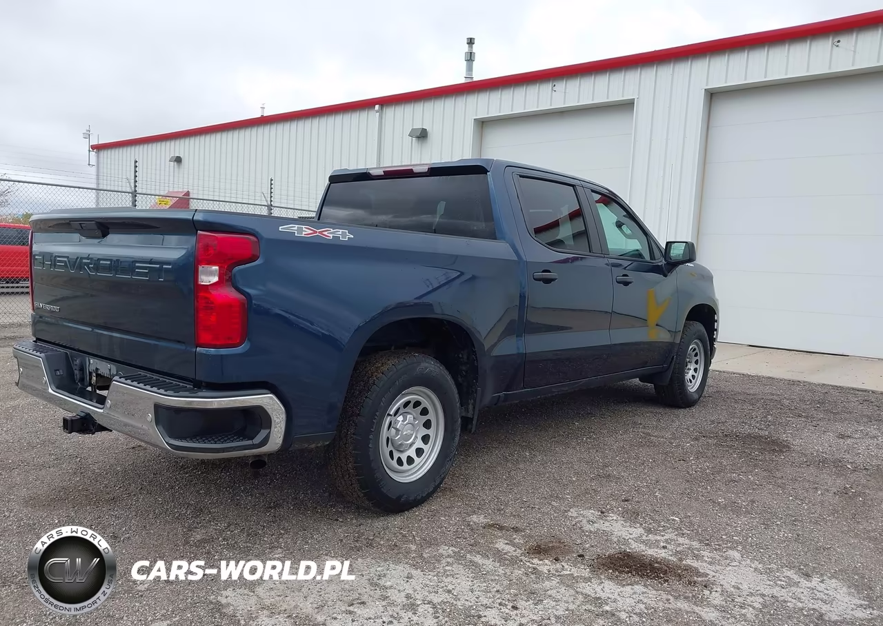2021 Chevrolet Silverado 1500 4Wd Short Bed Wt VIN:3GCUYAEF1MG340661 - 4