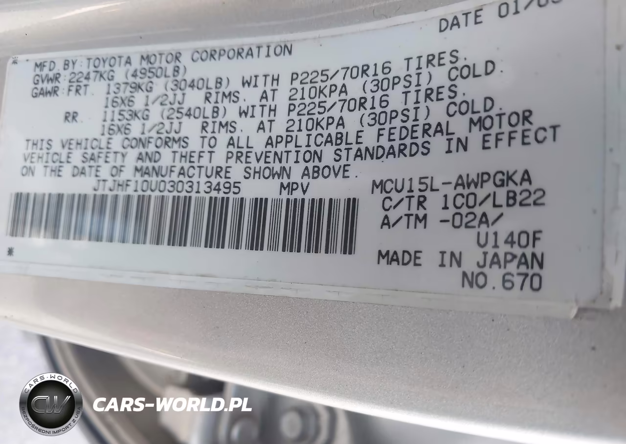 2003 Lexus Rx 300 VIN:JTJHF10U030313495 - 9