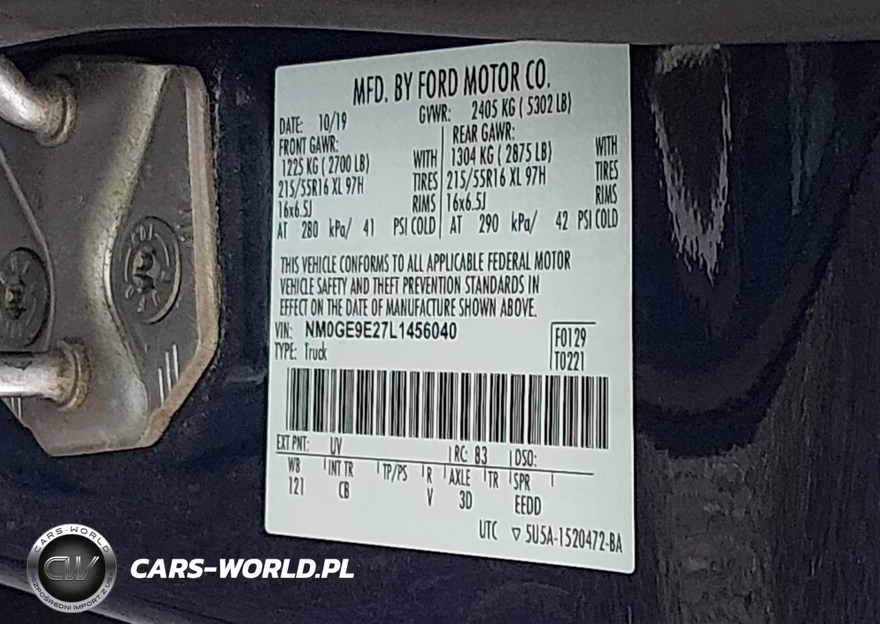 2020 Ford Transit Connect Xl Passenger VIN:NM0GE9E27L1456040 - 9