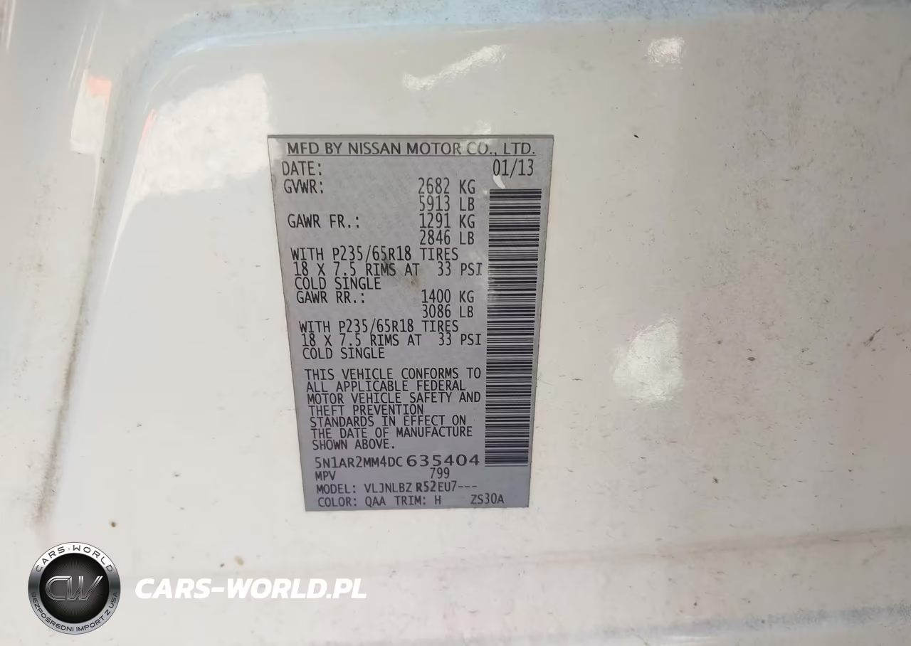 2013 Nissan Pathfinder S VIN:5N1AR2MM4DC635404 - 9