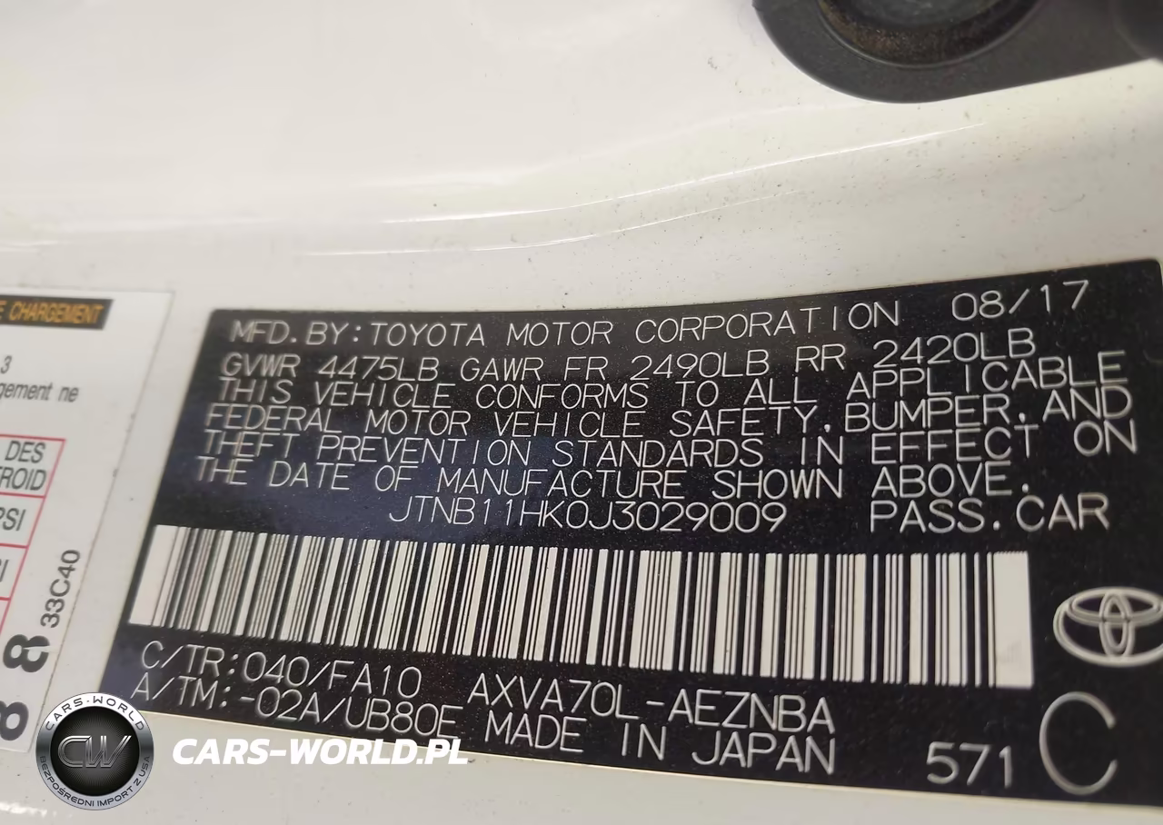 2018 Toyota Camry Le VIN:JTNB11HK0J3029009 - 9