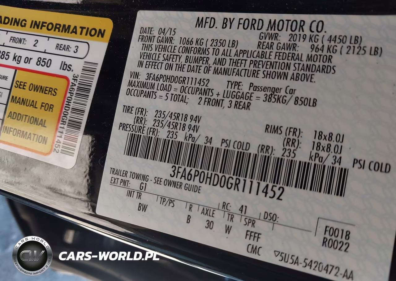 2016 Ford Fusion Se VIN:3FA6P0HD0GR111452 - 9