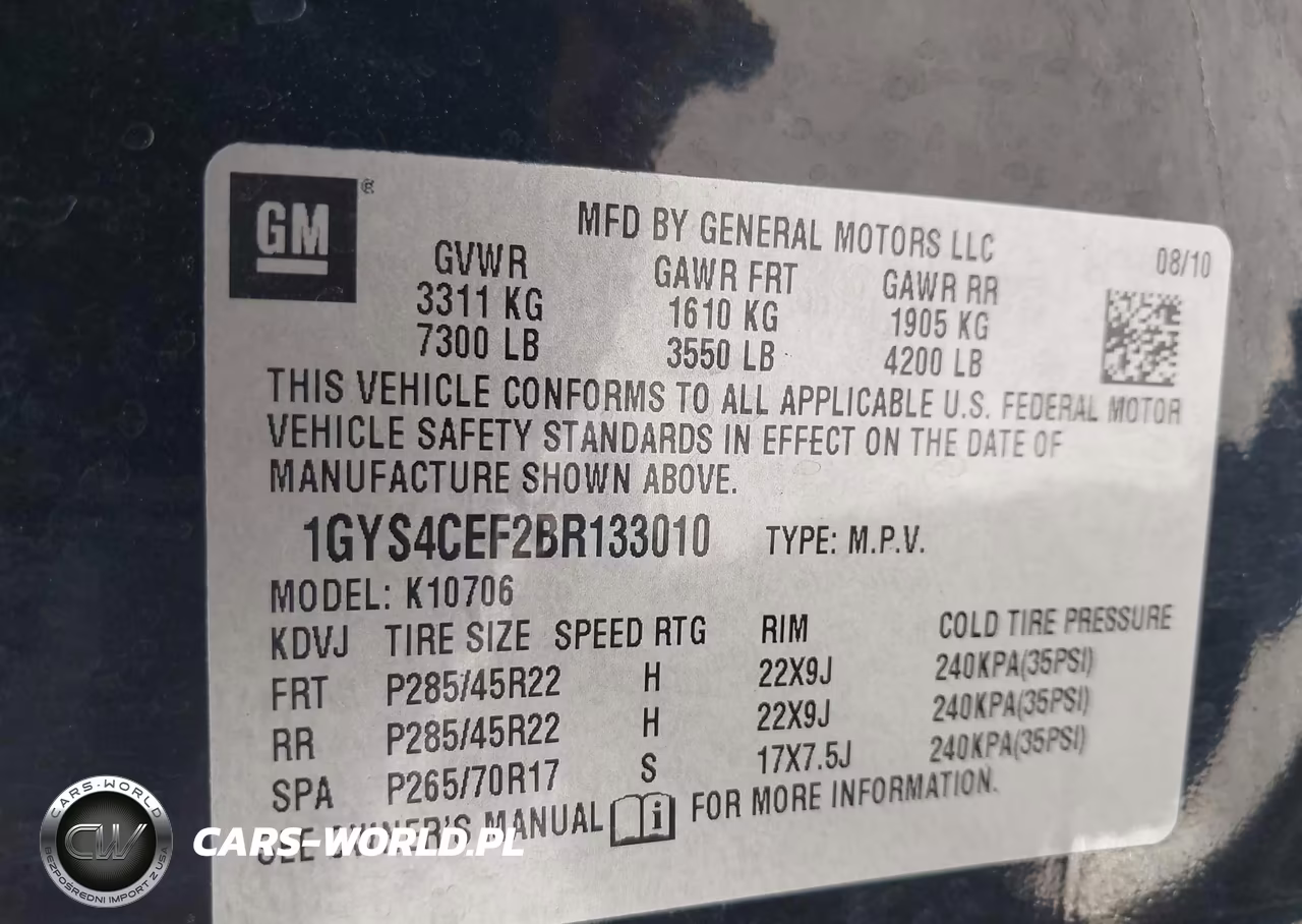 2011 Cadillac Escalade Premium VIN:1GYS4CEF2BR133010 - 9
