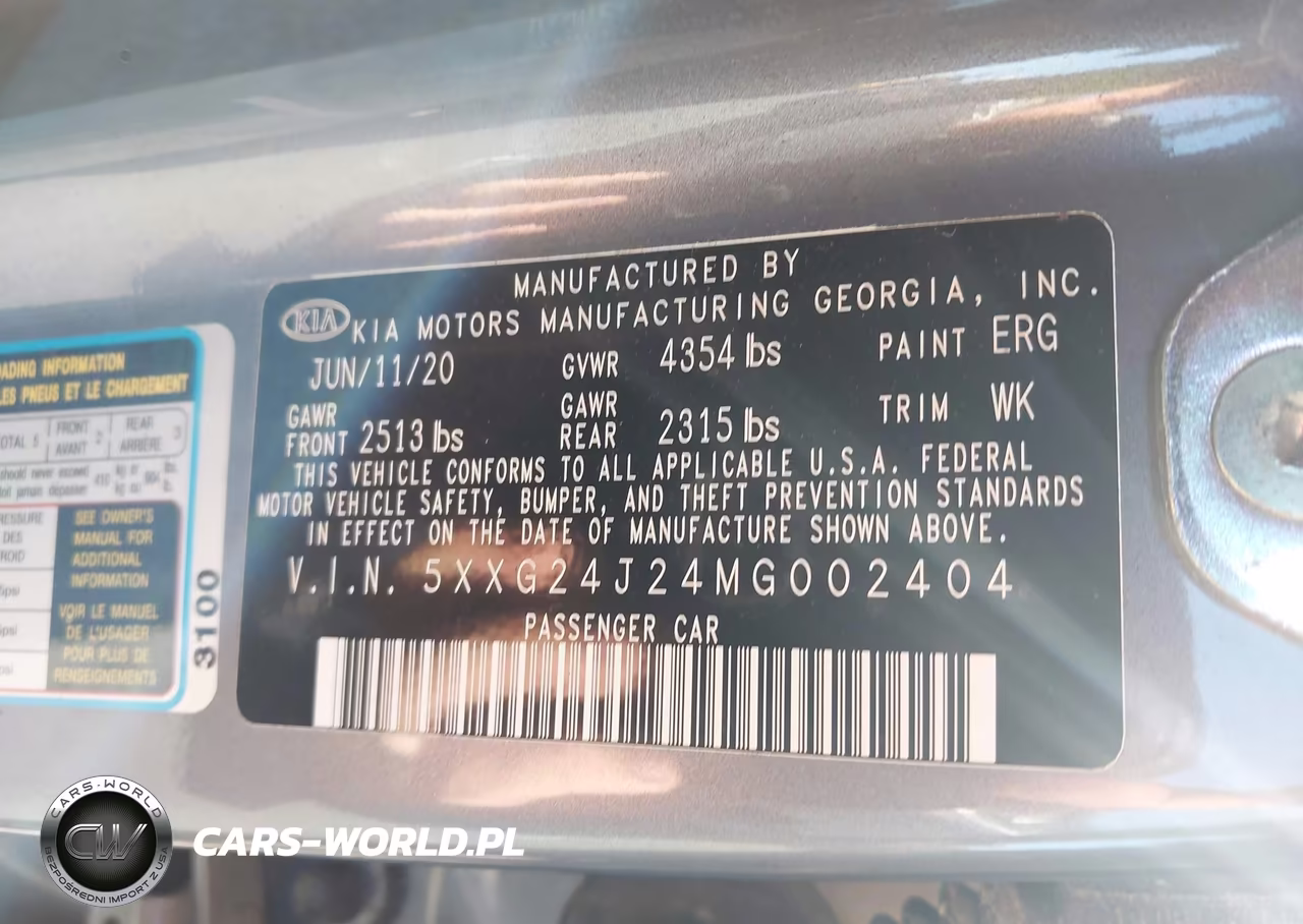 2021 Kia K5 Lx VIN:5XXG24J24MG002404 - 9