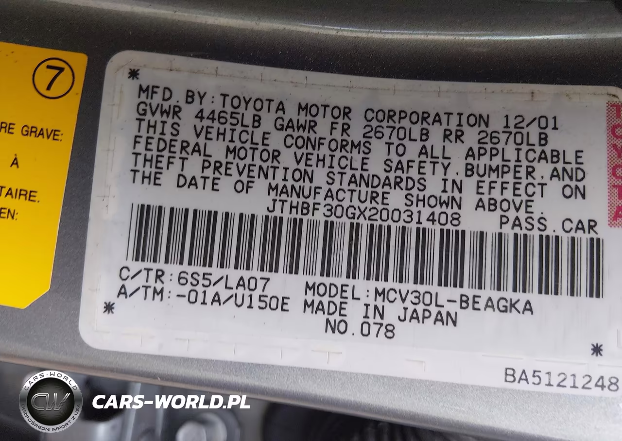 2002 Lexus Es 300 VIN:JTHBF30GX20031408 - 9
