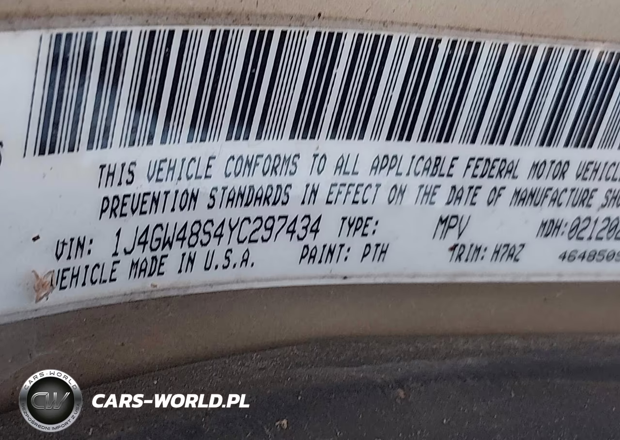 2000 Jeep Grand Cherokee Laredo VIN:1J4GW48S4YC297434 - 9