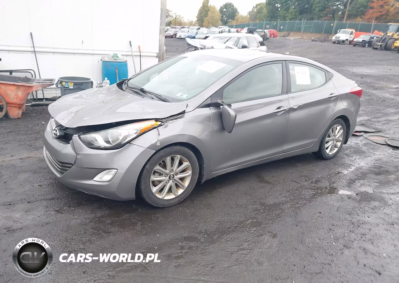 2013 Hyundai Elantra Limited Pzev VIN:5NPDH4AE0DH230061 - 2