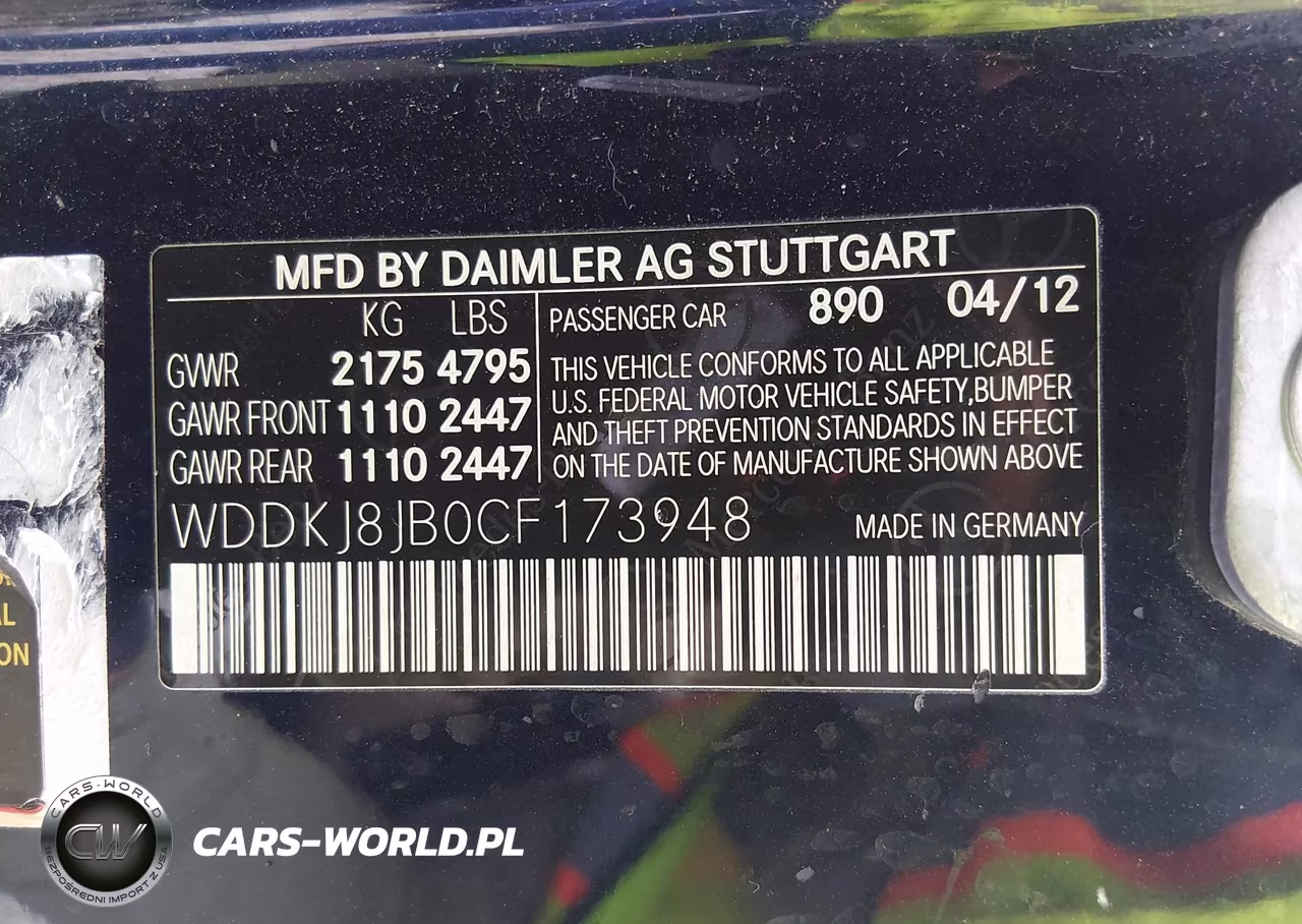 2012 Mercedes-Benz E 350 4Matic VIN:WDDKJ8JB0CF173948 - 9