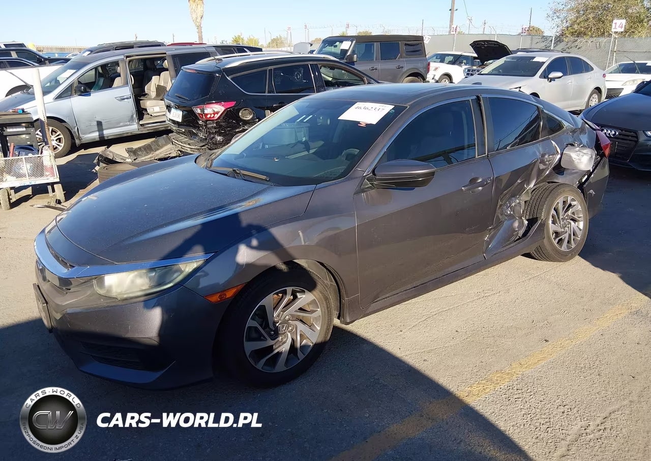2018 Honda Civic Ex VIN:2HGFC2F76JH545457 - 2