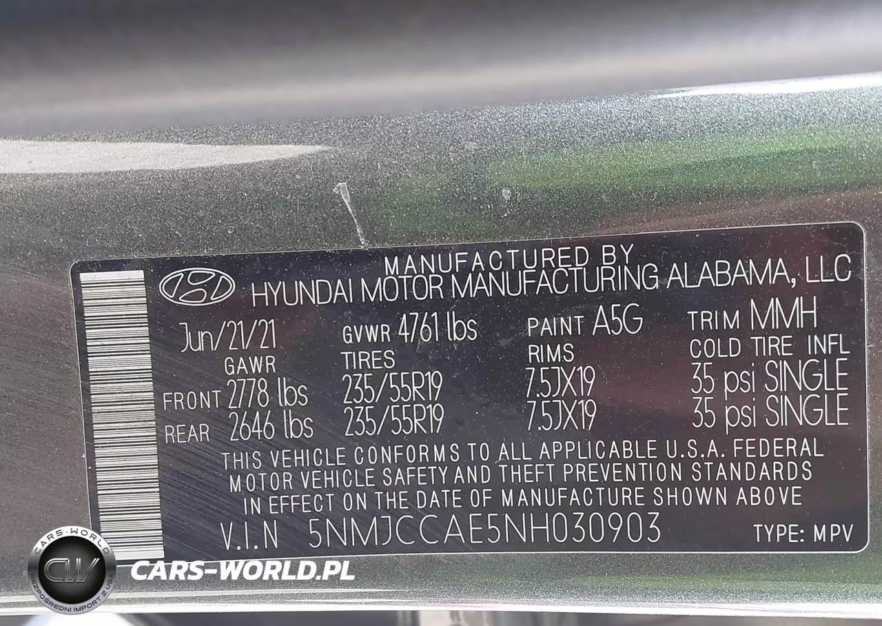 2022 Hyundai Tucson Sel VIN:5NMJCCAE5NH030903 - 9