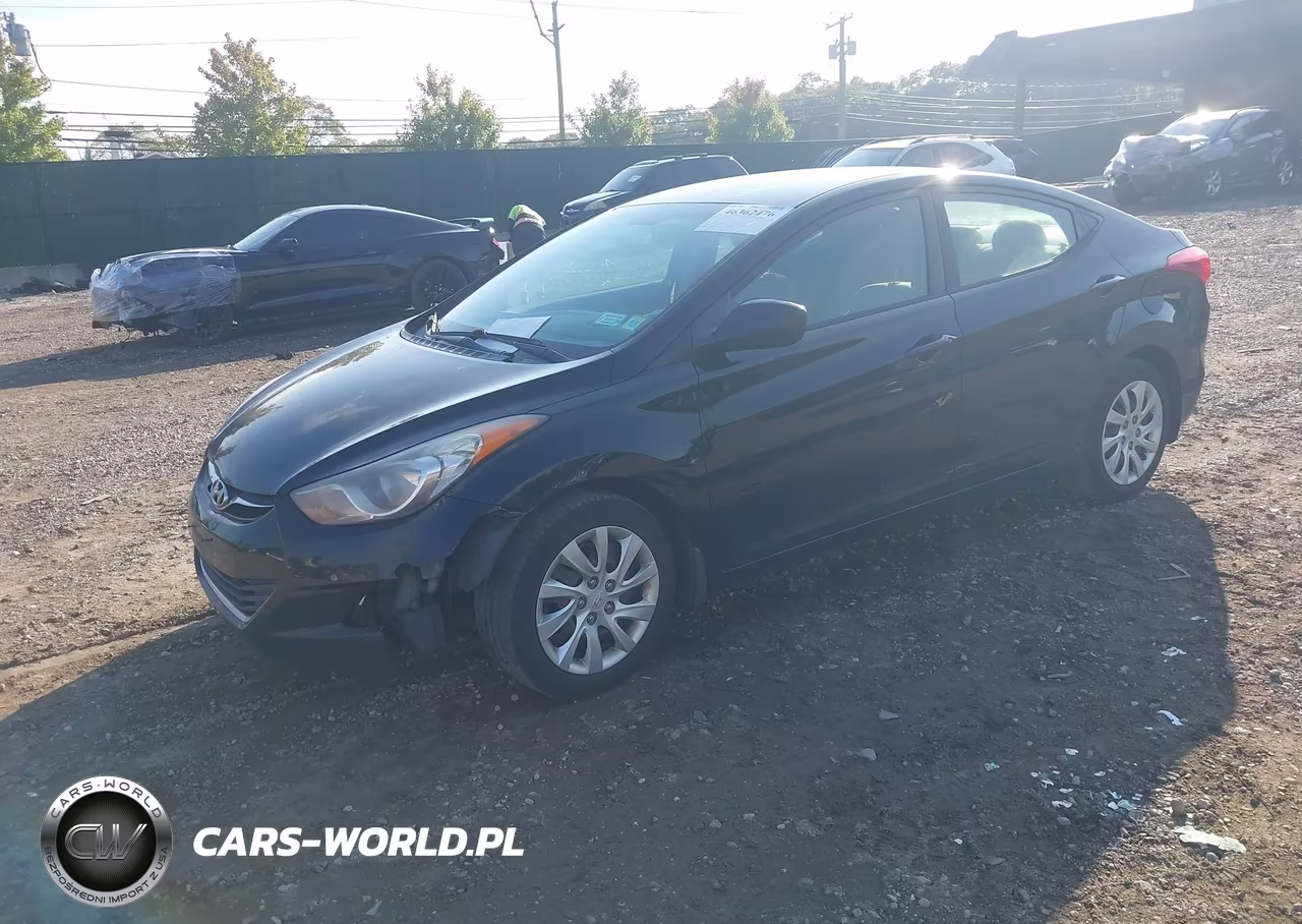 2012 Hyundai Elantra Gls VIN:5NPDH4AE2CH096233 - 2