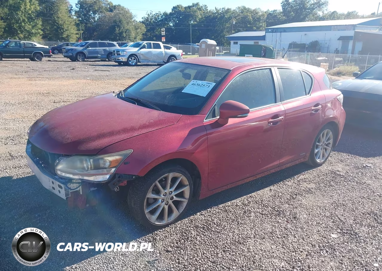 2012 Lexus Ct 200H Premium VIN:JTHKD5BH5C2117030 - 2
