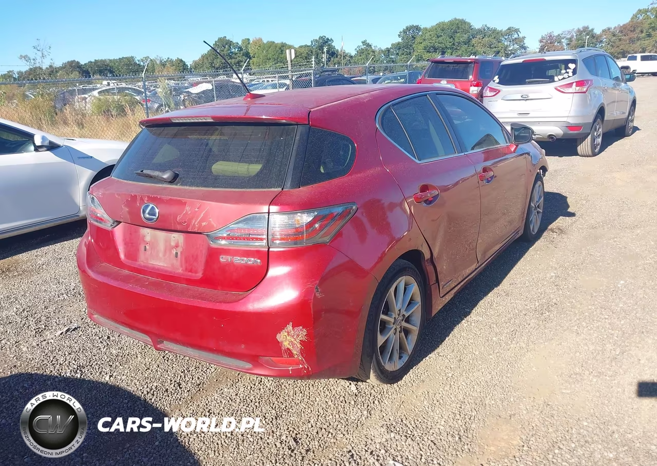 2012 Lexus Ct 200H Premium VIN:JTHKD5BH5C2117030 - 4