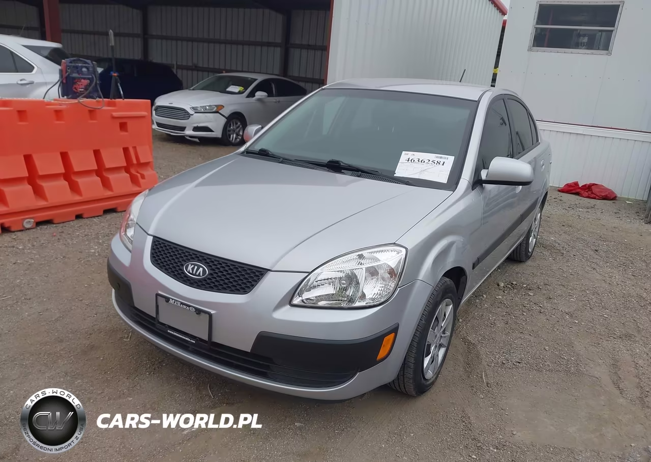 2009 Kia Rio Lx VIN:KNADE223096550621 - 2